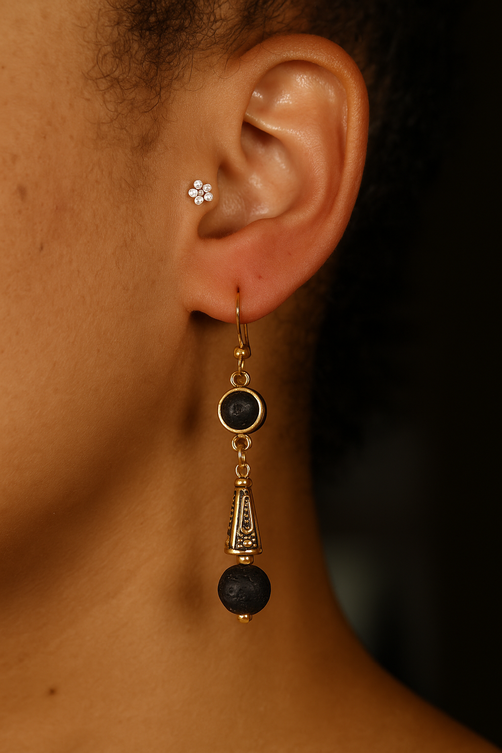 Lava Drop Dangle Earrings (Limited Edition)